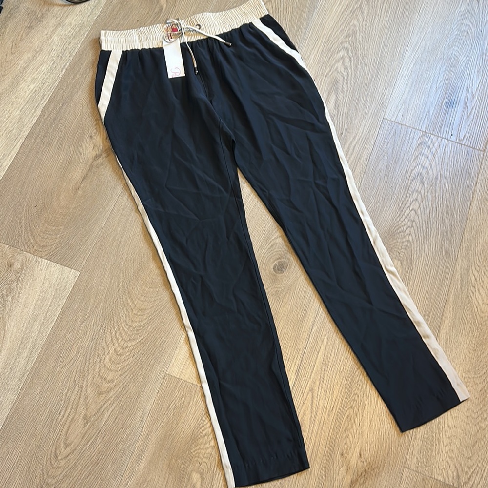 💜 NWT Parker Silk Track Pants Medium